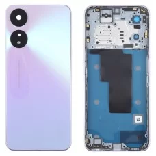 OPPO A58 5G:lle alkuperäinen akun takakansi keskikehyksellä (violetti)